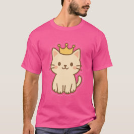Majestic Cudly Cat mit einer Krone T-Shirt