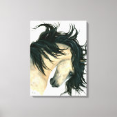 Majestic Dappled Buckskin Horse Leinwand von Bihrl (Vorderseite)