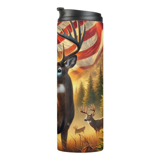 Majestic Death at Sunrise Glory Thermosbecher (Nach rechts gedreht)