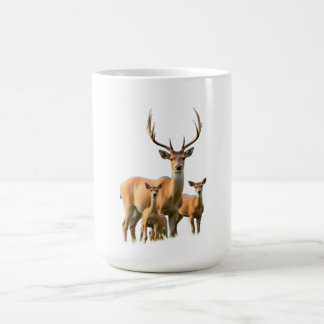 Majestic Deer Family Forest Nature Women's T-Shirt Kaffeetasse
