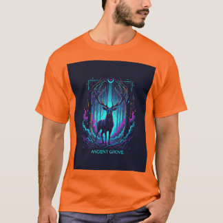 Majestic Deer Glow T-Shirt" T-Shirt