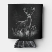 Majestic Deer in der Wildnis - Black&White Art Dosenkühler (Vorderseite)