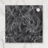 Majestic Deer in der Wildnis - Black&White Art Geschenkanhänger (Rückseite)