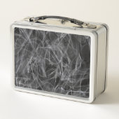 Majestic Deer in der Wildnis - Black&White Art Metall Brotdose (Rückseite)