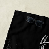 Majestic Deer in der Wildnis - Black&White Art Strandtuch (Beispiel)