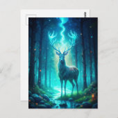 Majestic Deer Postkarte (Vorne/Hinten)