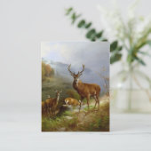 Majestic Deer ~ Postkarte (Stehend Vorderseite)