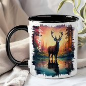 Majestic Dei am Sunset Lake Reflektion Tasse