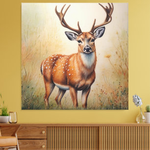 Majestic Dei im Herbst Leinwanddruck