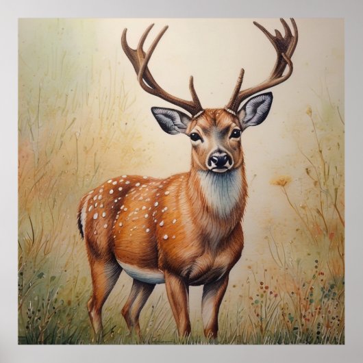 Majestic Dei im Herbst Poster (Vorne)