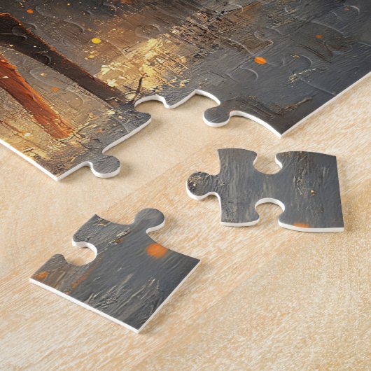 Majestic Dei im Winterwald Puzzle (Seite)