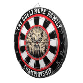 Majestic Dei in Forest Art Design Dartscheibe (Vorderseite rechts)