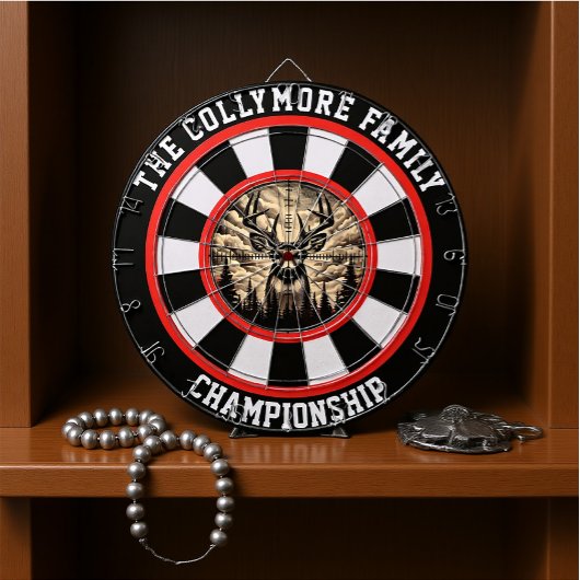 Majestic Dei in Forest Art Design Dartscheibe