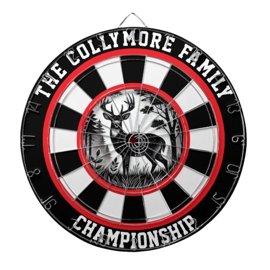 Majestic Dei in Forest Design Dartscheibe (vorne)