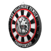 Majestic Dei in Forest Design Dartscheibe (Vorderseite rechts)