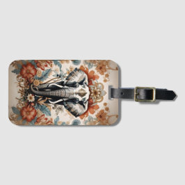 Majestic dekorierte Elefantenwelt Gepäckanhänger