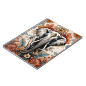 Majestic dekorierte Elefantenwelt Notizblock (Linke Seite)