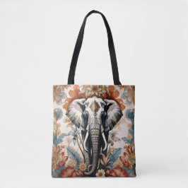 Majestic dekorierte Elefantenwelt Tasche