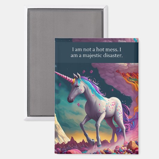 Majestic Desaster Magnet (Vorderseite/Rückseite)