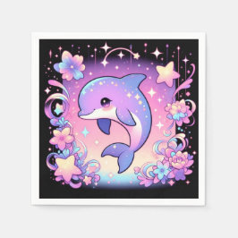 Majestic Dolphin Baby Dusche Serviette