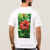 Majestic Dragon atmet Feuer T - Shirt Design. (Rückseite)