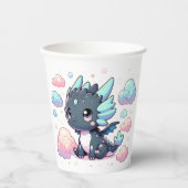 Majestic Dragon Baby Dusche Pappbecher (Vorderseite)