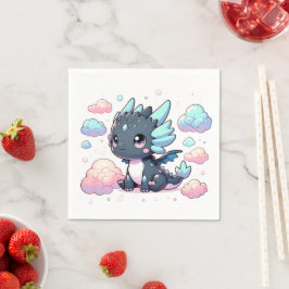 Majestic Dragon Baby Dusche Serviette