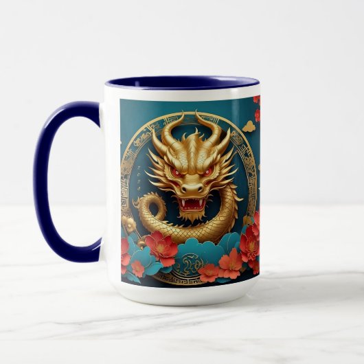 Majestic Dragon Chinesisches Neujahr Tasse (Links)