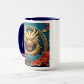 Majestic Dragon Chinesisches Neujahr Tasse (Vorderseite Links)