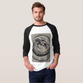 Majestic Dragon Design T - Shirt - Entfesseln Sie  (Vorne ganz)