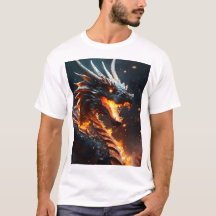 Majestic Dragon inmitten kosmischer Flammen