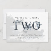 Majestic Dragon Mythys 2. Geburtstag Einladung (Vorderseite)