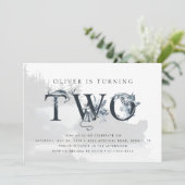 Majestic Dragon Mythys 2. Geburtstag Einladung (Stehend Vorderseite)