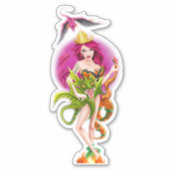 Majestic Dragon Princess Queen Flying Sticker (Vorderseite)