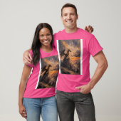 Majestic Dragon und Sunset Graphic T-Shirt (Unisex)