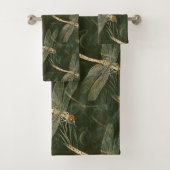Majestic Dragonfly Pattern Badhandtuch Set (Insitu)