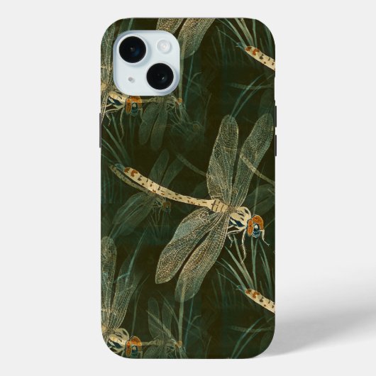 Majestic Dragonfly Pattern Case-Mate iPhone Hülle (Rückseite)