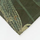 Majestic Dragonfly Pattern Fleecedecke (Ecke)