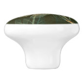 Majestic Dragonfly Pattern  Keramikknauf (Seitenansicht)