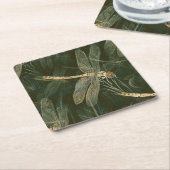 Majestic Dragonfly Pattern Rechteckiger Pappuntersetzer (angewinkelt)