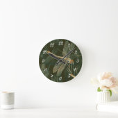 Majestic Dragonfly Pattern Runde Wanduhr (Zuhause)