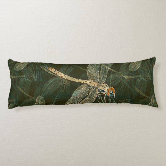 Majestic Dragonfly Pattern Seitenschläferkissen (Rückseite)