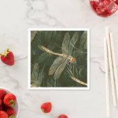 Majestic Dragonfly Pattern Serviette (Beispiel)