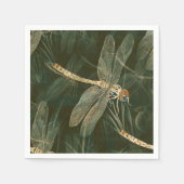 Majestic Dragonfly Pattern Serviette (Vorderseite)