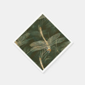 Majestic Dragonfly Pattern Serviette (Ecke)