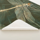 Majestic Dragonfly Pattern Sherpadecke (3/4)