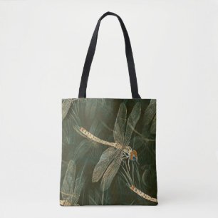 Majestic Dragonfly Pattern Tasche