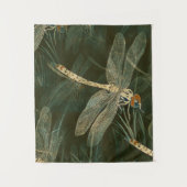 Majestic Dragonfly Pattern  Wandteppich (Vorderseite)