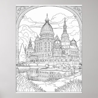 Majestic Dream Palace: Intrikierte Fantasie Poster