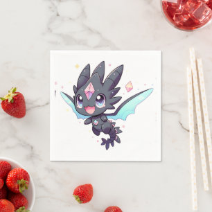 Majestic Dreamy Dragon Baby Dusche Serviette